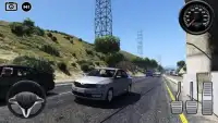 Driving Skoda Octavia New Drift Simulator Screen Shot 1