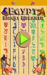 Egypt Bricks Breaker Screen Shot 0