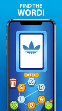 Logo Words - Connect letters & guess the brand Screen Shot 0