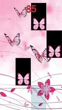 Pink Butterfly Piano tiless 2019 Screen Shot 2