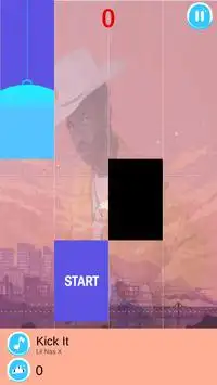 LIL NAS X Old Town Road Piano Tiles Game Screen Shot 5