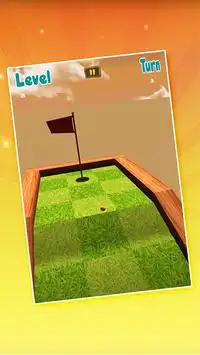 Mini Golf Flick 3D Screen Shot 3