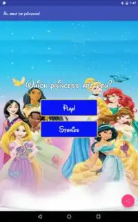 Quelle princesse ressemblez-vous le plus? Tests Screen Shot 14