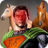 Grand Immortal Superheroes Horse Racing & Fight 3D