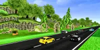 Highway Car Racing Simulator Game Screen Shot 0