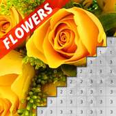 Flowers Pixel Art Coloring By Number