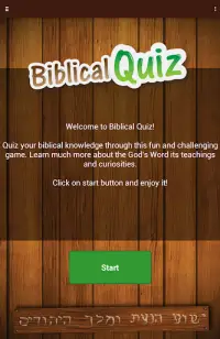 Biblical Quiz Screen Shot 7