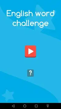 English word challenge Screen Shot 1