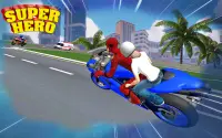 Light Speed Hero Bike Taxi Driving Game Screen Shot 1