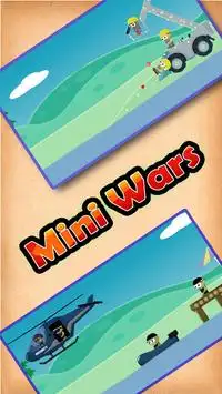 Mini Wars On The Raft Screen Shot 0