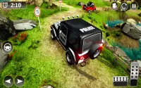 Offroad Police Jeep 4x4 Driving & Racing Simulator Screen Shot 0