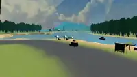 Cartoon Car : Race & Bus Driver Simulator Screen Shot 1