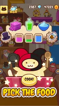 Baking of: Food Cats - Cute Kitty Collecting Game Screen Shot 1