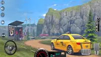 Echt taxi simulator spellen 3d Screen Shot 1