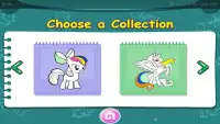 coloring pony horse game free Screen Shot 3