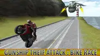 Gunship Thief Aanval:Bike Race Screen Shot 5
