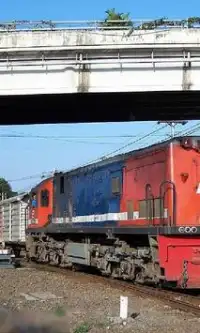 インドネシア鉄道ジグソーパズル Screen Shot 1