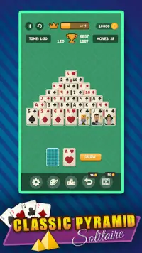 Pyramid Solitaire Card Classic Screen Shot 0