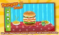 Burger Maker–Kids Cooking Game Screen Shot 3