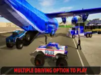 Police Monster Truck Cargo: Transport Simulator Screen Shot 4
