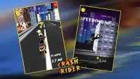 Crash Rider: 3D Moto Bike Race Screen Shot 2