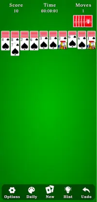 Spider Solitaire Screen Shot 5