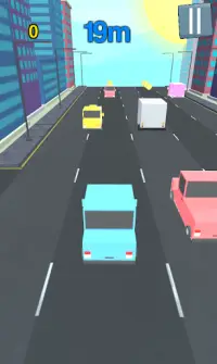 Rushy City: Traffic Dodge Runner Screen Shot 1