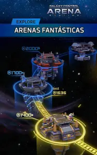 Batalhas PvP online de Controle da Galáxia: Arena Screen Shot 7