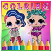 Lol dolls Surprise Coloring Book Games 2018