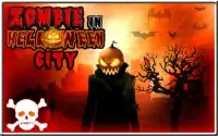 Зомби в городе Хэллоуин Screen Shot 8