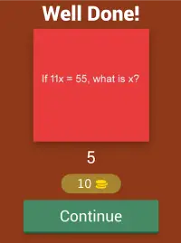 Maths Game App - Free interactive skill practice Screen Shot 8