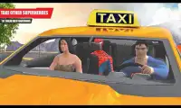 Superhero Taxi Driving : fast racing challenges 3D Screen Shot 3