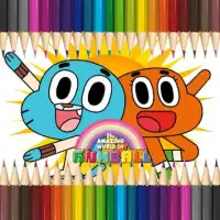 Coloring Gumball : The Amazing World of Gumball Screen Shot 7