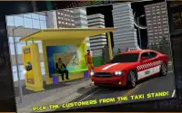 nowoczesne miasto taksówki 3d Screen Shot 6