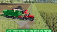 Drive Tractor Farming Game 2021-Combine Harvesters Screen Shot 0