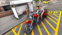 Long Bike Taxi Transport: Driving Simulator Game Screen Shot 3