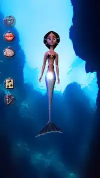 Diana the Talking Mermaid Lite Screen Shot 0