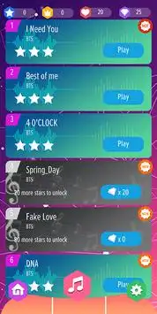 BTS Piano Tiles - Kpop Screen Shot 3