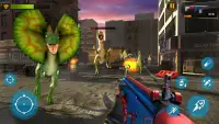 Dinosaur Hunter City Invasion Survival Screen Shot 0