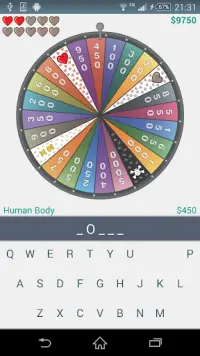 Wheel of Luck - Classic Puzzle Game Screen Shot 1