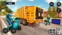 Garbage Clean Truck Driver Sim Screen Shot 0