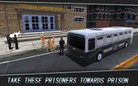 3D police Bus Transport prison Screen Shot 1