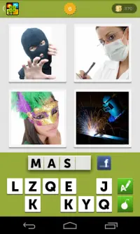 4 Pics 1 Word What's the Photo Screen Shot 2
