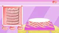 permainan kue pengantin kue Screen Shot 0