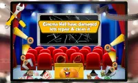 Crazy cinema repair – fix and cleanup game Screen Shot 1