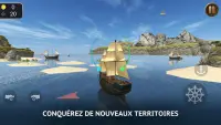 Pirate Ship Sim 3D - Combat Royal De Mer Screen Shot 2