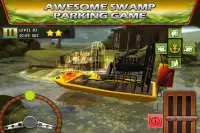 Swamp Boat Parking - 3D Racer Screen Shot 5