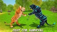 Tigre sauvage aventure: Survie Hunger Games Screen Shot 5