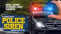 Police sirens sounds flasher camera simulator Screen Shot 0