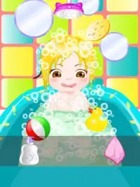 女の子のための幸せな赤ちゃんのお風呂の試合 Screen Shot 4